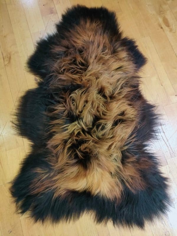 Peau de Mouton d'Islande Feu
