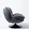 Fauteuil pivotant gris – Image 2