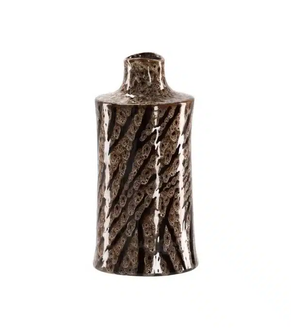 Vase Gold/Noir grand