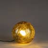 Lampe de table ronde verre
