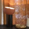 Lampe de table noire/terracotta – Image 2