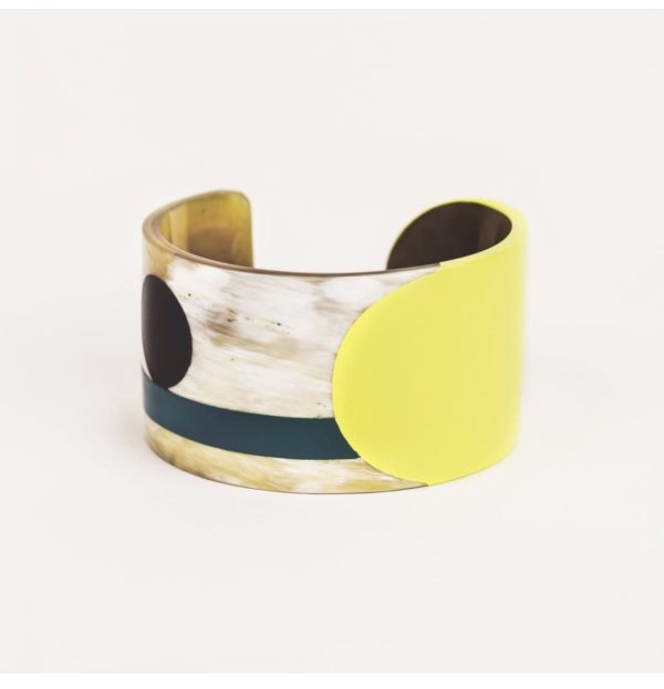 Bracelet manchette tricolore