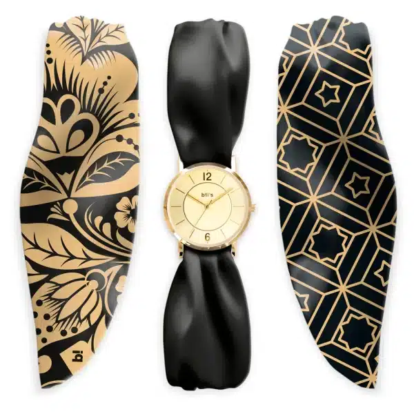 Coffret montre  / 3 bracelets satin – Image 4