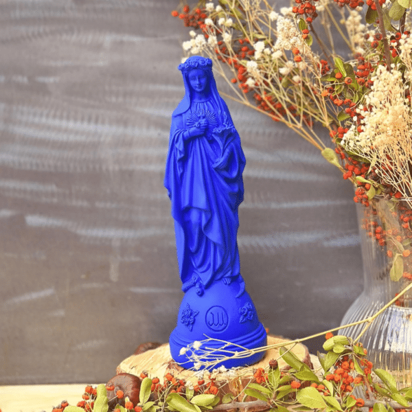 Statuette la Vierge Marie aux Fleurs