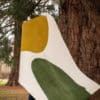 Tapis feutre de laine Pistache/Olive – Image 2
