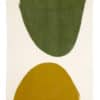 Tapis feutre de laine Pistache/Olive