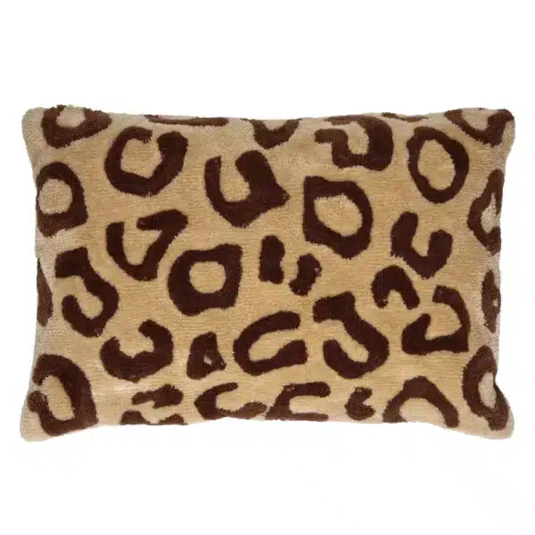 Coussin léopard