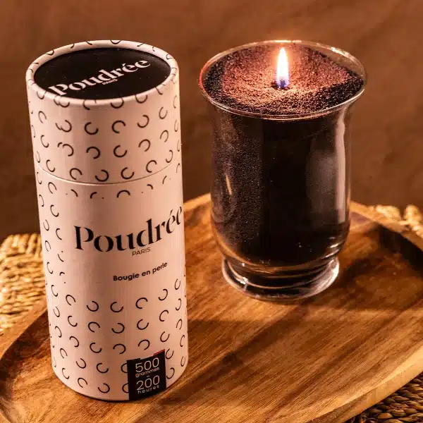 Bougie perle de cire 500g + 10 mèches – Image 2